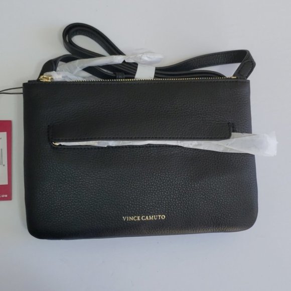 🎁 Vince Camuto Women's Gally Leather Crossbody - Picture 6 of 11